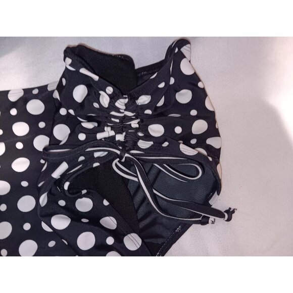 Swimsuit for all Women's  Polk Dottie On Side  Tie Bikini 2 Piece size 18 - Picture 8 of 9